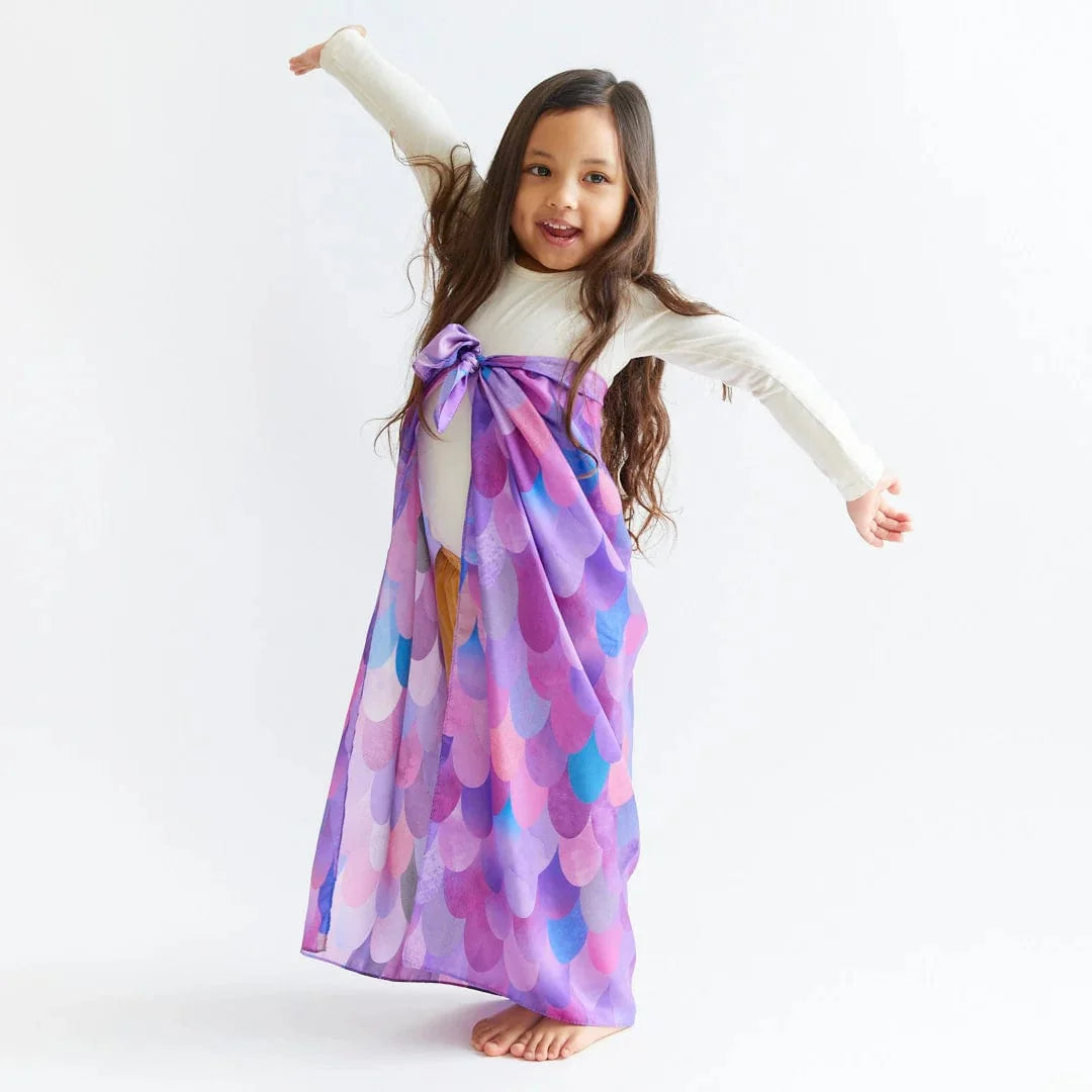 Sarah's Silks Playsilk - Purple Dinosaur