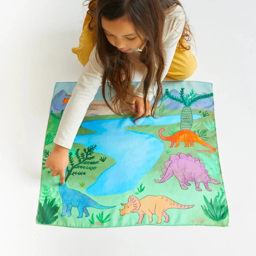 Sarah's Silks Playmap Dinosaur