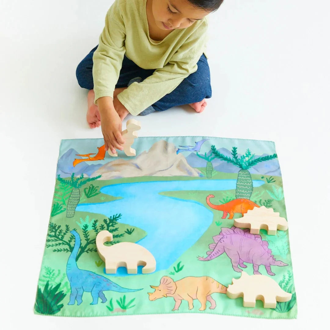 Sarah's Silks Wooden Animal Tyrannosaurus