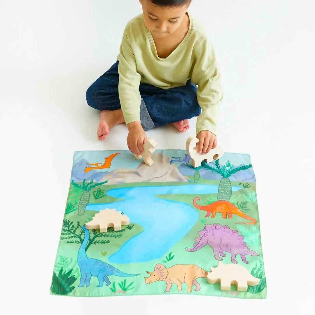 Sarah's Silks Playmap Dinosaur