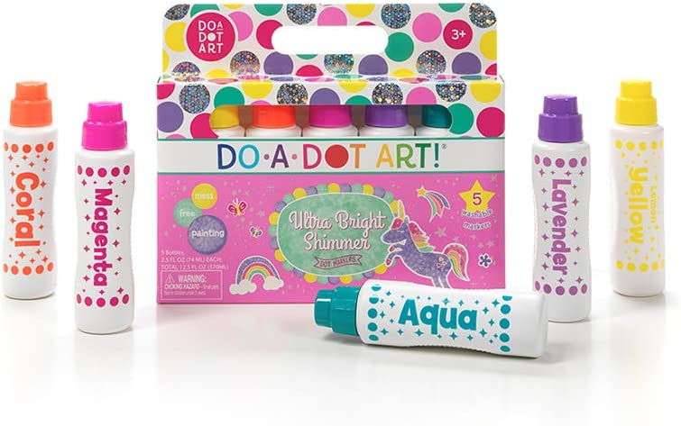 Do A Dot Art Bright Shimmer Marker (Tutti) 5 Pack