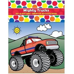 Do A Dot Art Book Mighty Trucks