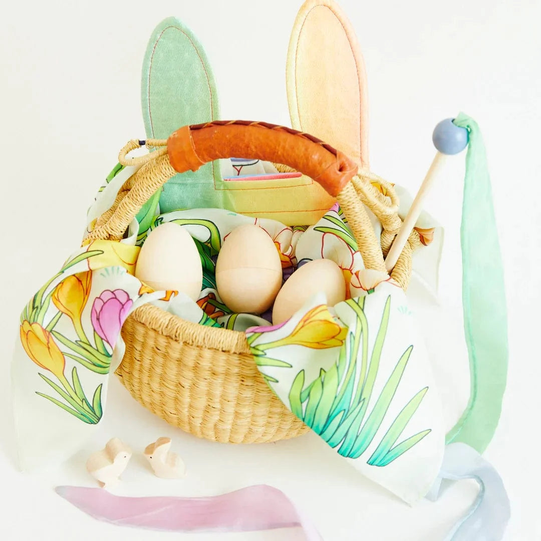 Sarah’s Silks Bunny & Egg Seek & Find Playsilk