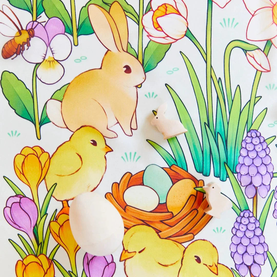 Sarah’s Silks Bunny & Egg Seek & Find Playsilk
