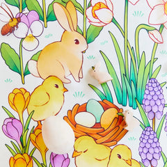 Sarah’s Silks Bunny & Egg Seek & Find Playsilk