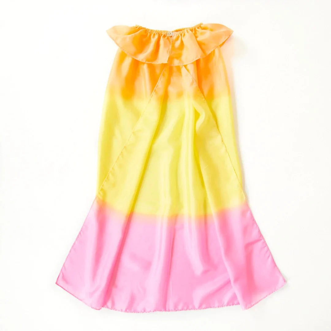 Sarah's Silks Hummingbird Pink Silk Cape