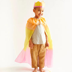 Sarah's Silks Hummingbird Pink Silk Cape