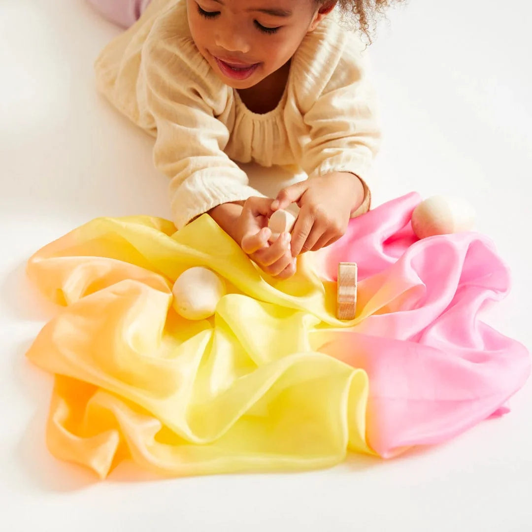 Sarah's Silks Hummingbird Pink Playsilk