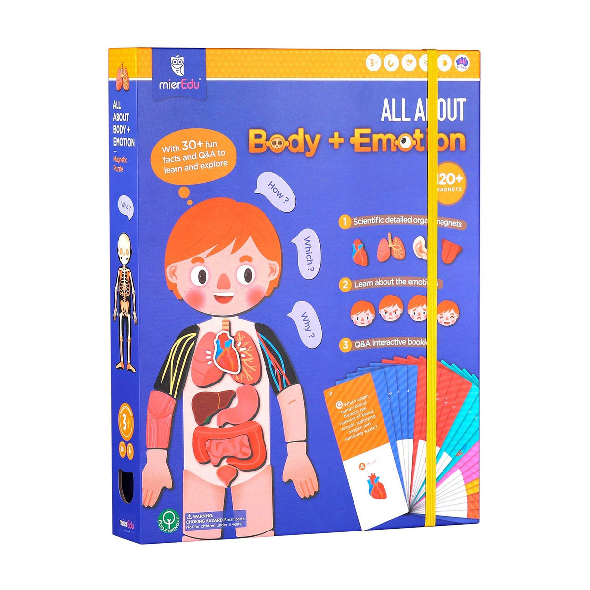 mierEdu All About - My Body + Emotion Encyclopedia Magnetic Puzzle