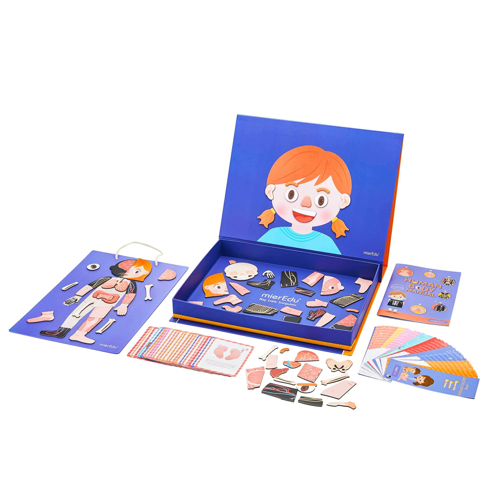 mierEdu All About - My Body + Emotion Encyclopedia Magnetic Puzzle