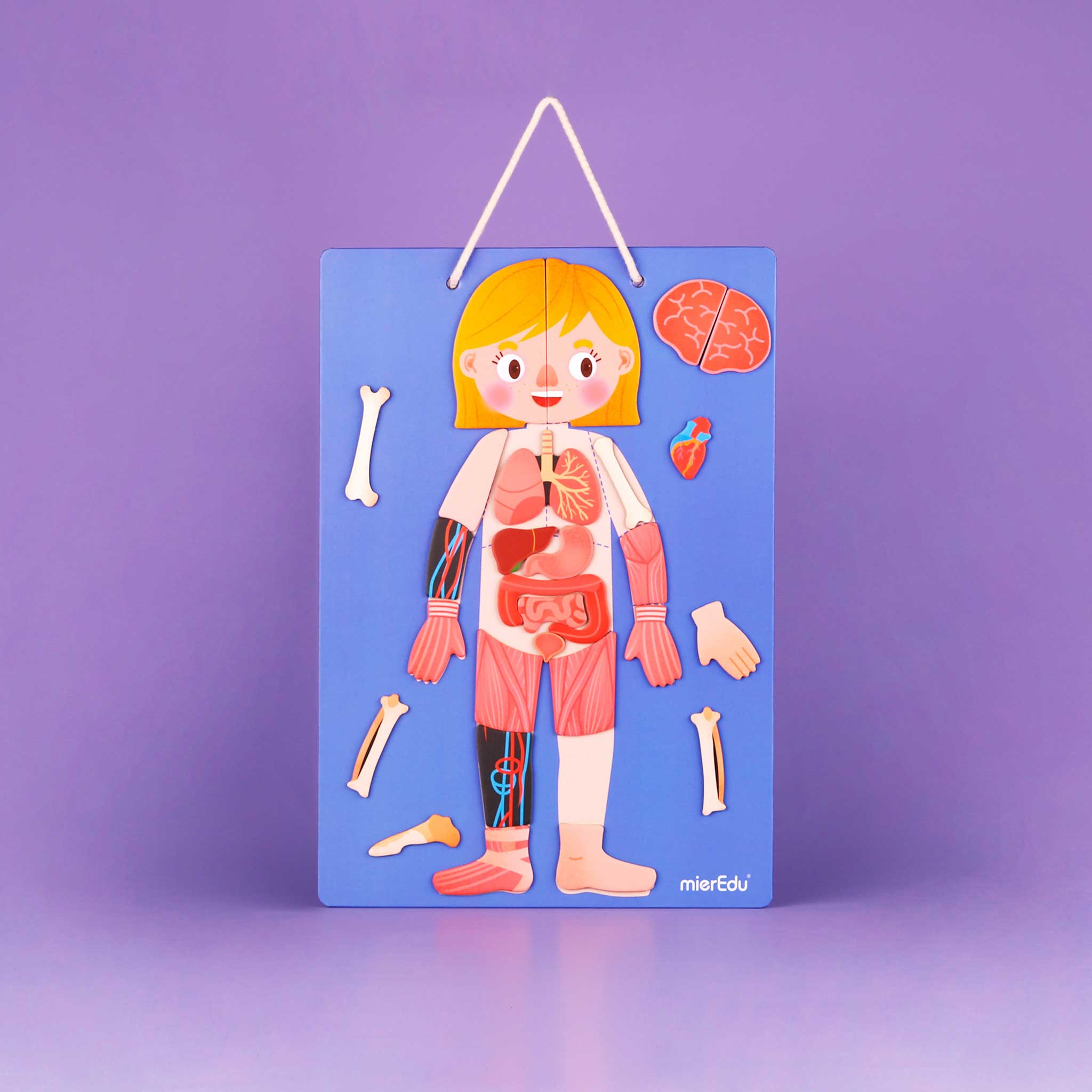 mierEdu All About - My Body + Emotion Encyclopedia Magnetic Puzzle
