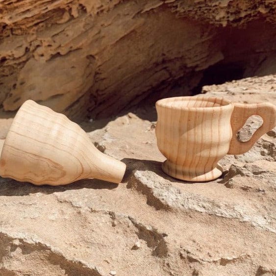 Explore Nook Wooden Funnel & Large Cup set