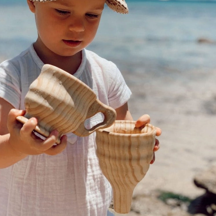 Explore Nook Wooden Funnel & Large Cup set