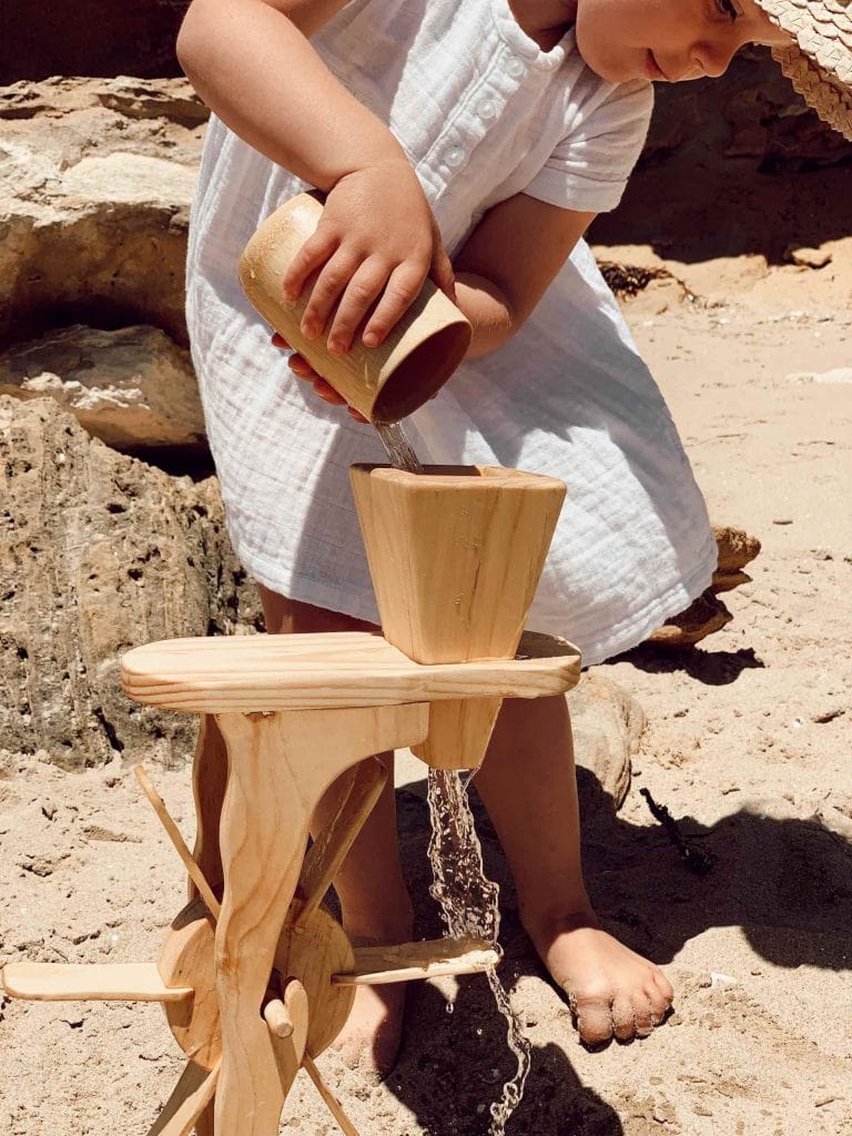 Explore Nook Wooden Water & Sand Wheel