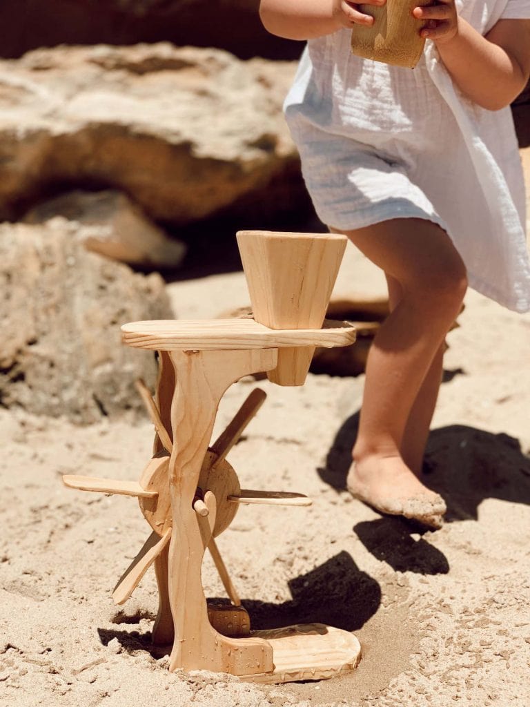 Explore Nook Wooden Water & Sand Wheel