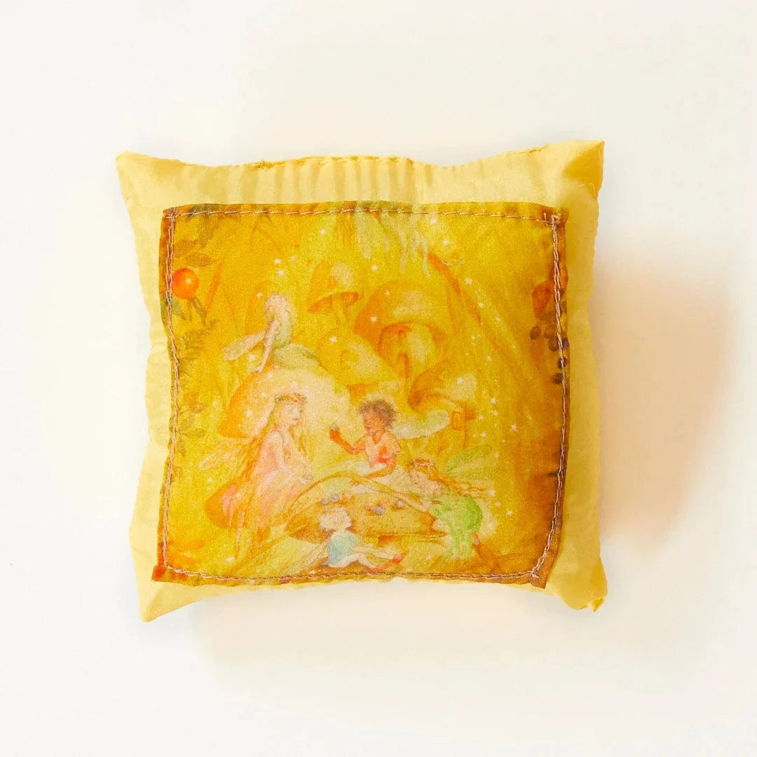 Sarah's Silks Tooth Fairy Pillow Yellow