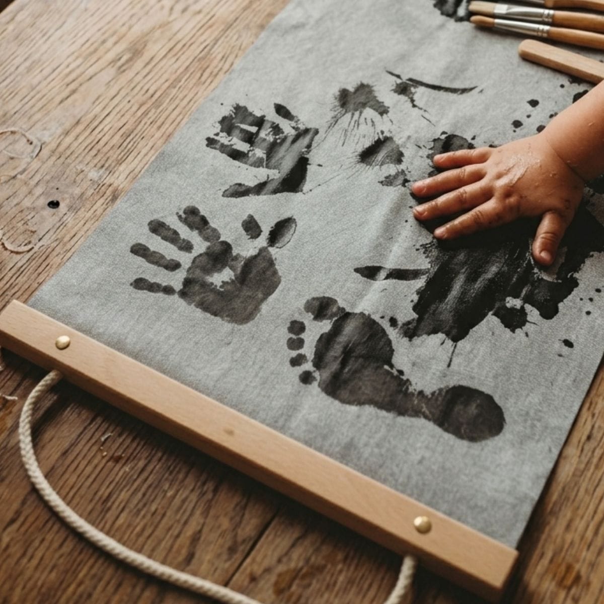 Funova Little Artist Canvas & Brush Set