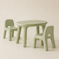 Funova Confetti Kids Table and Chairs Set - Sage