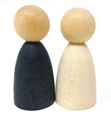 Grapat Adult Nins in Light Wood 2 Pieces