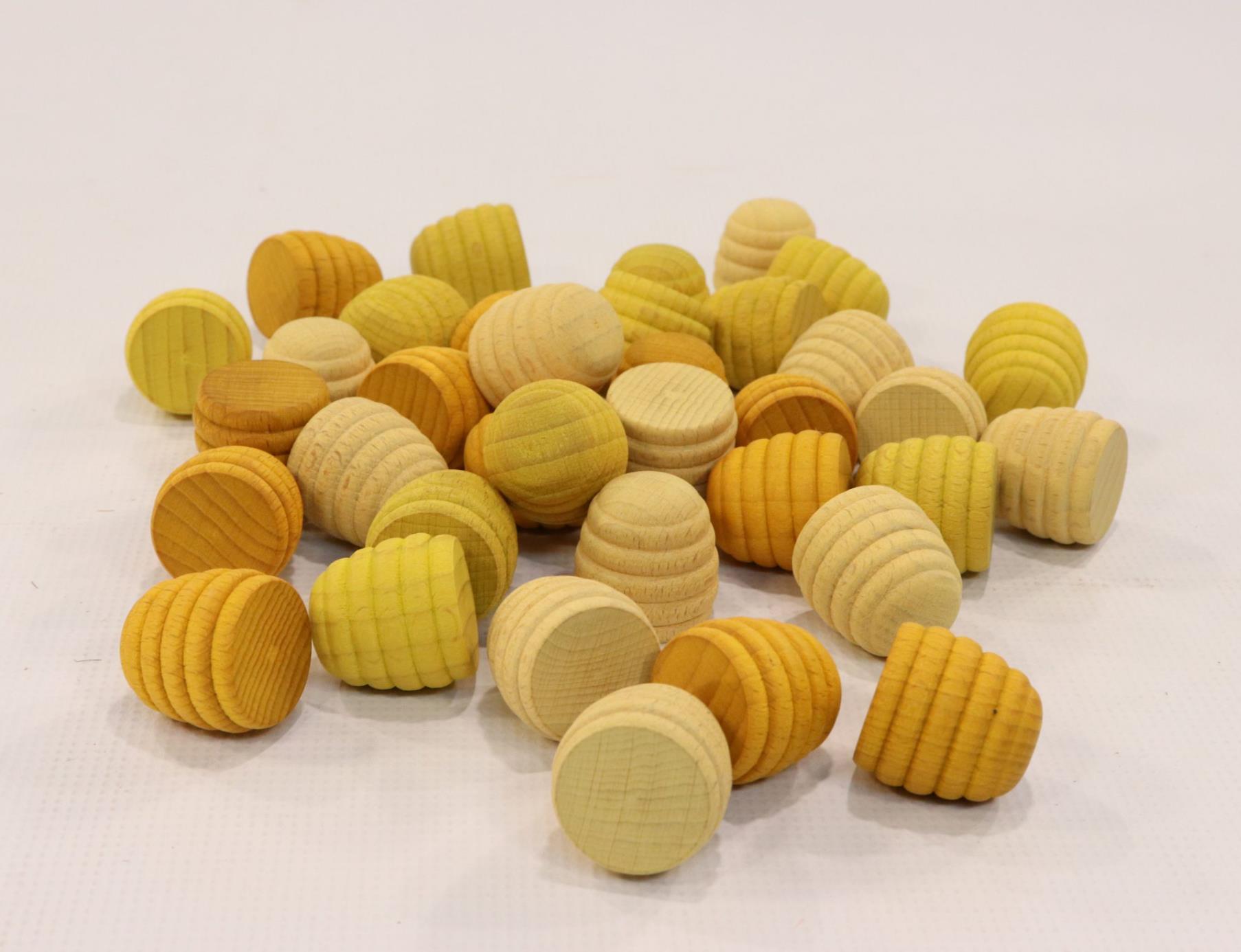Grapat Mandala Yellow Honeycomb 36 Pieces