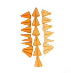 Grapat Mandala Orange Cones 36 Pieces