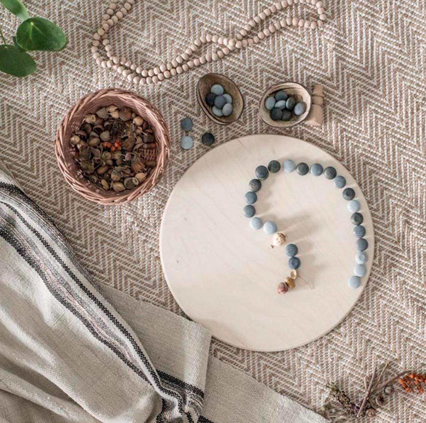 Grapat Mandala Grey Stones 36 Pieces
