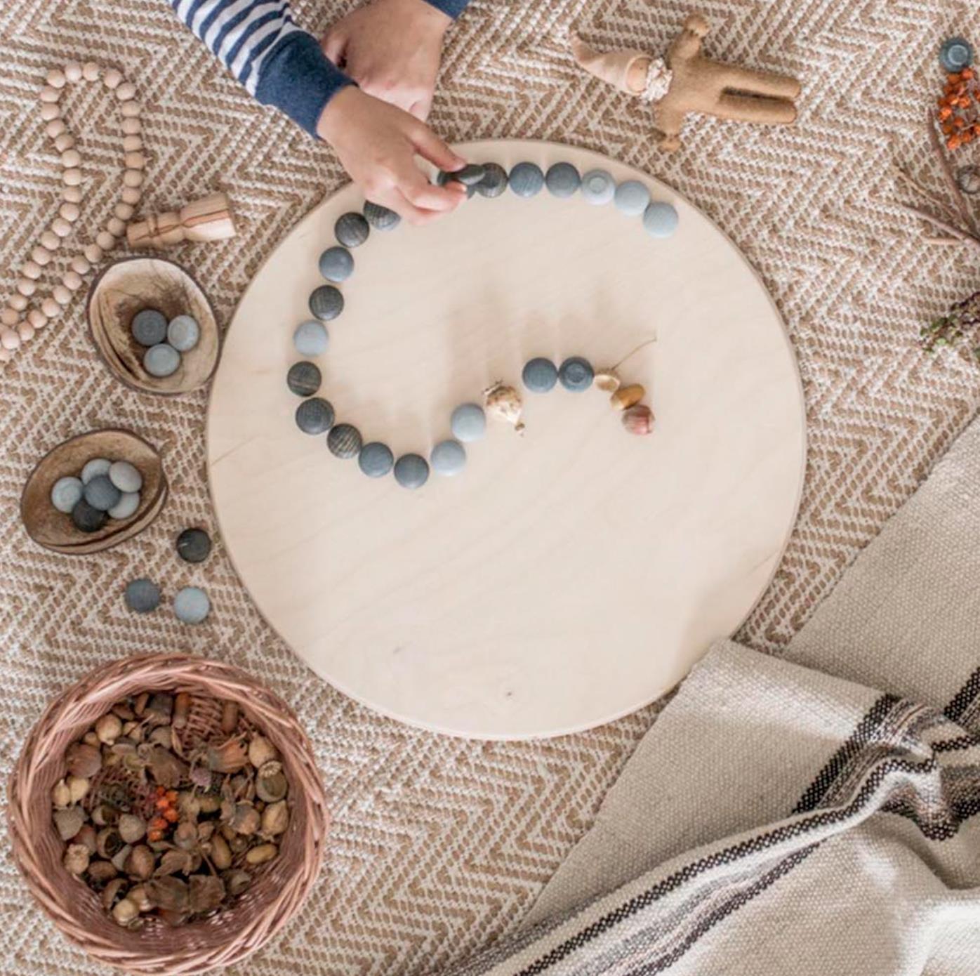 Grapat Mandala Grey Stones 36 Pieces