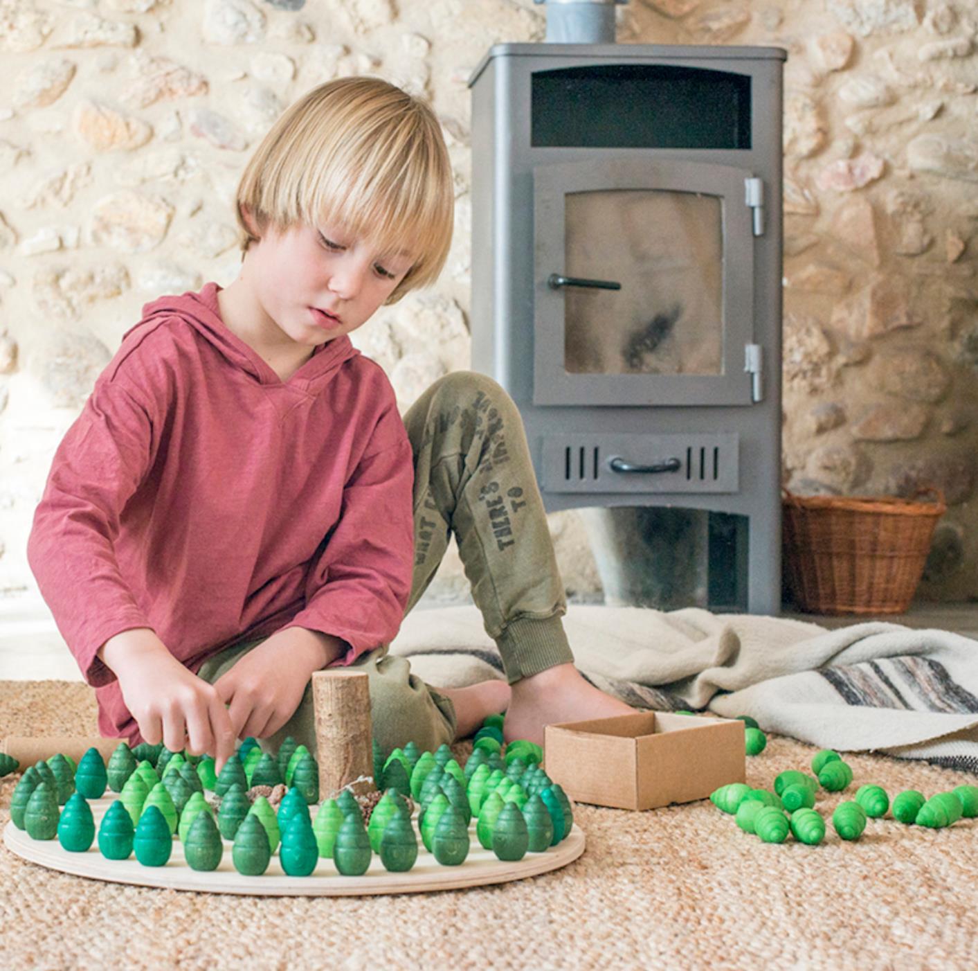 Grapat Mandala Green Trees 36 Pieces