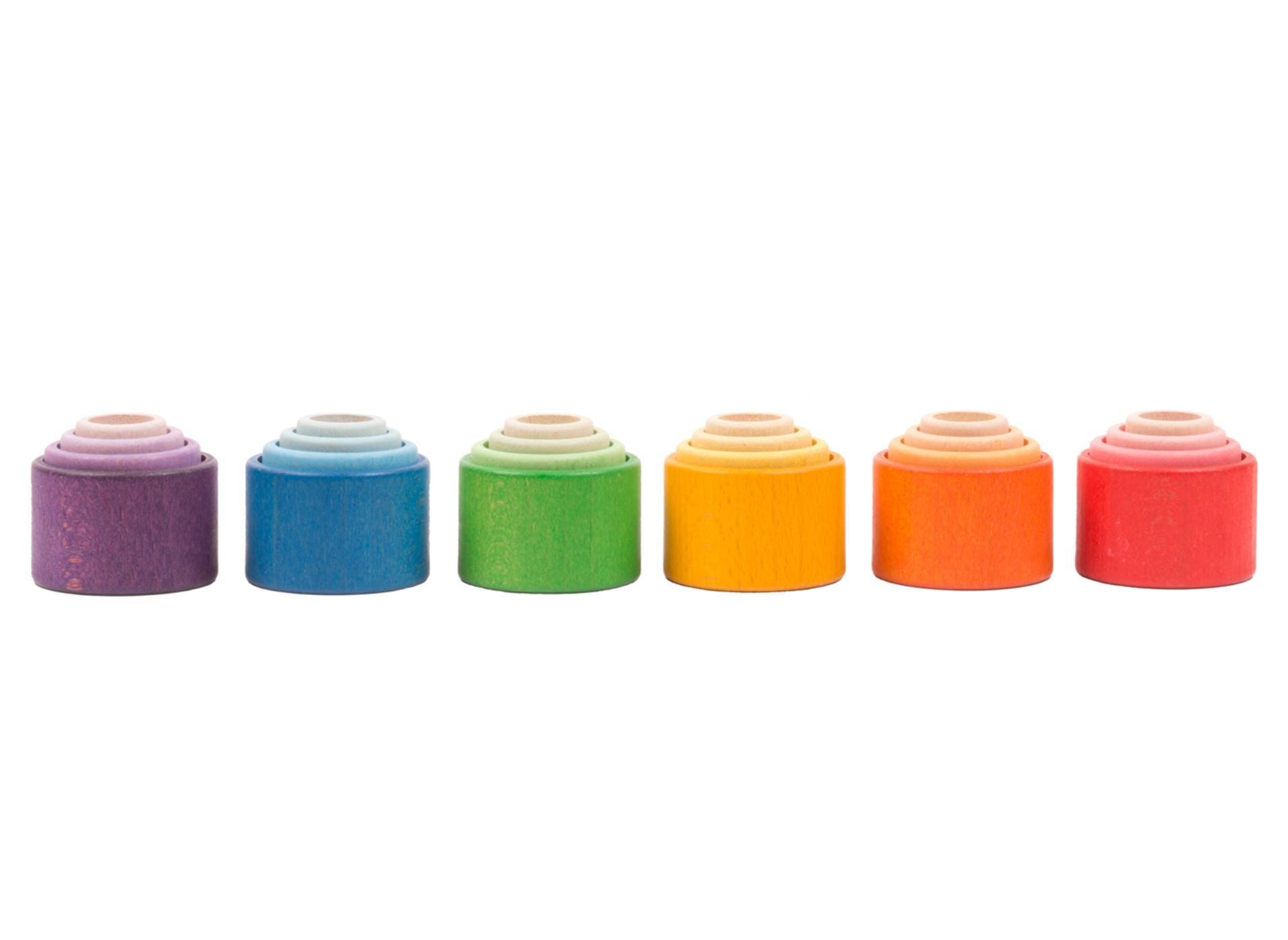 Grapat Nest Rainbow Bowls 24 Pieces