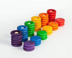 Grapat Nins Rings & Coins Rainbow Rainbow Colours