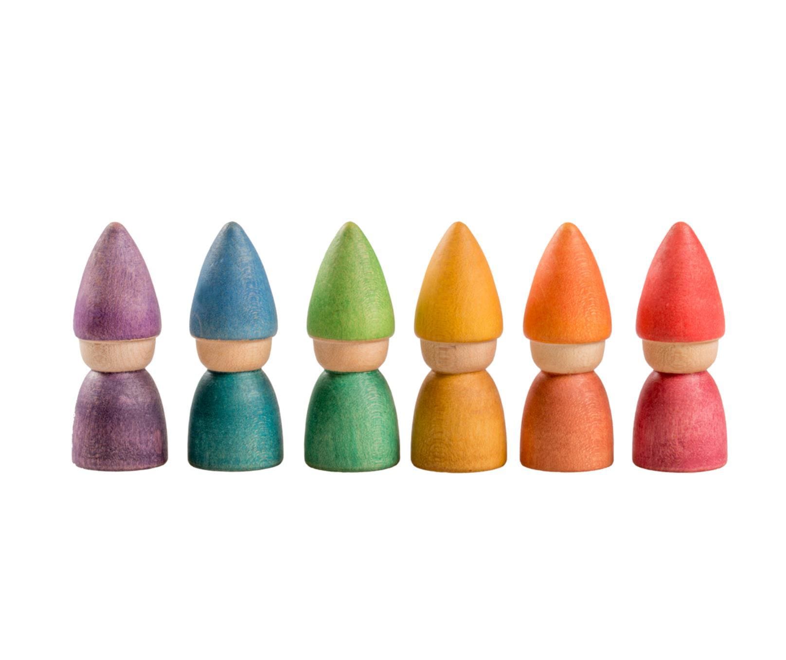 Grapat Rainbow Tomten 6 Pieces