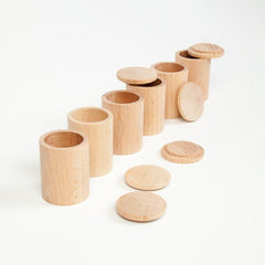 Grapat 6 Natural Cups With Cover