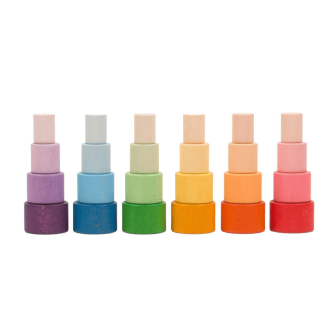 Grapat Nest Rainbow Bowls 24 Pieces