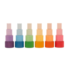 Grapat Nest Rainbow Bowls 24 Pieces
