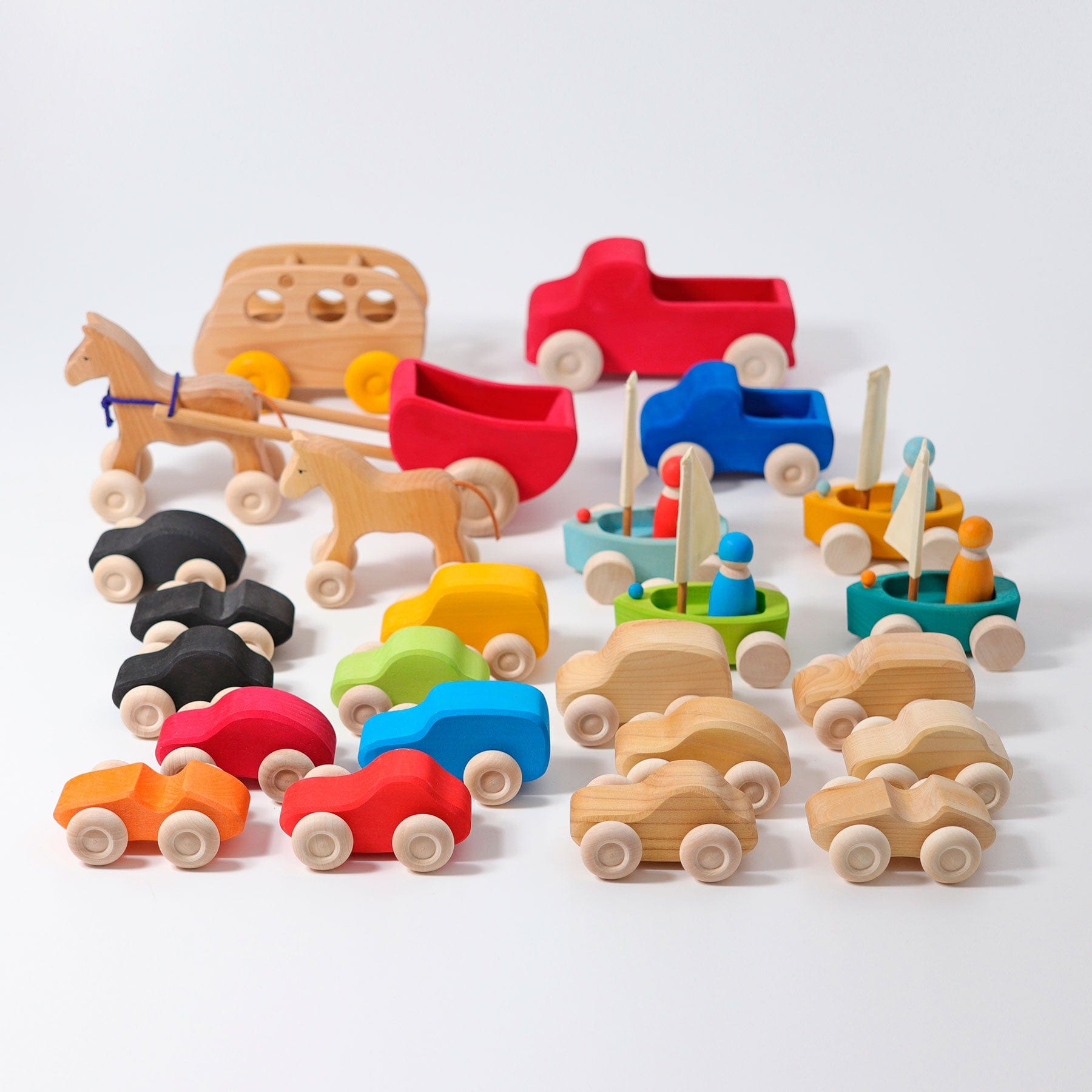 Grimm’s Cars Natural Set of 6