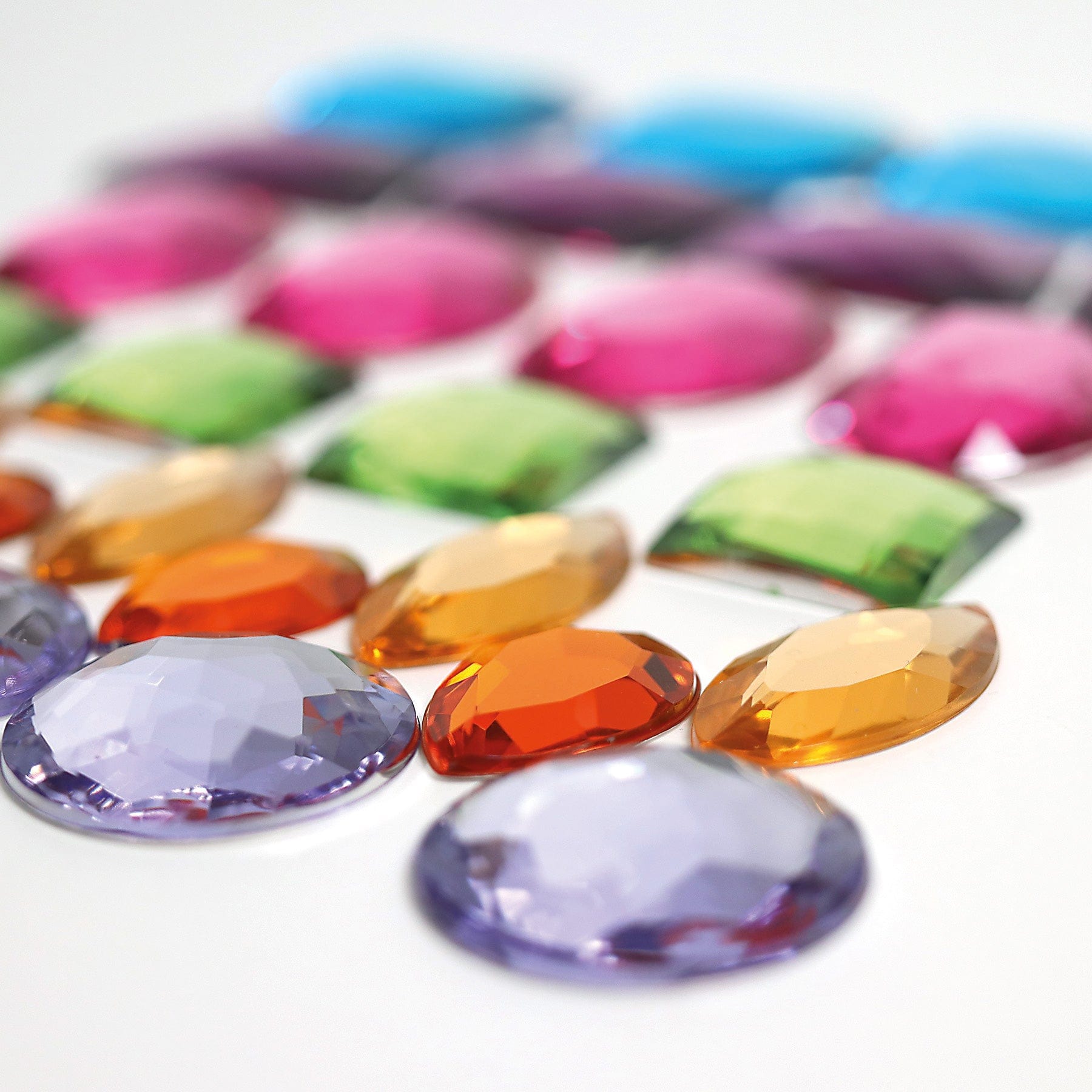 Grimm's Giant Acrylic Glitter Stones 28 pieces