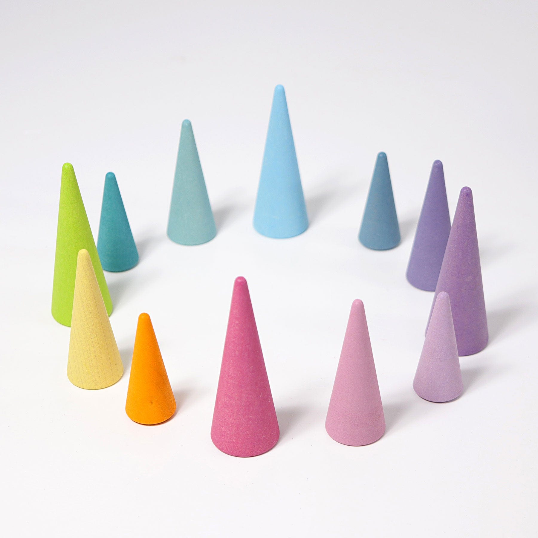 Grimm’s Pastel Rainbow Forest 12 Pieces