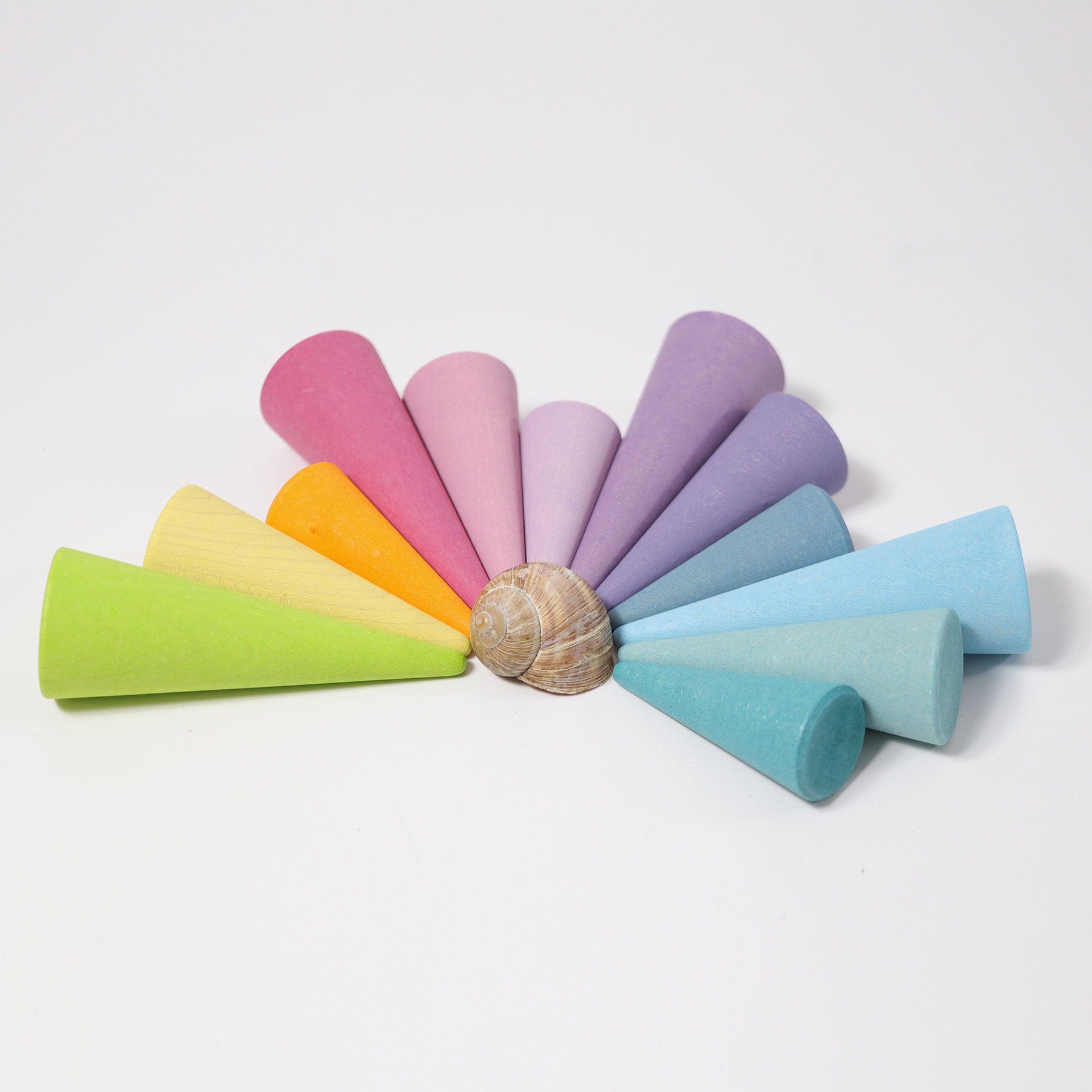 Grimm’s Pastel Rainbow Forest 12 Pieces