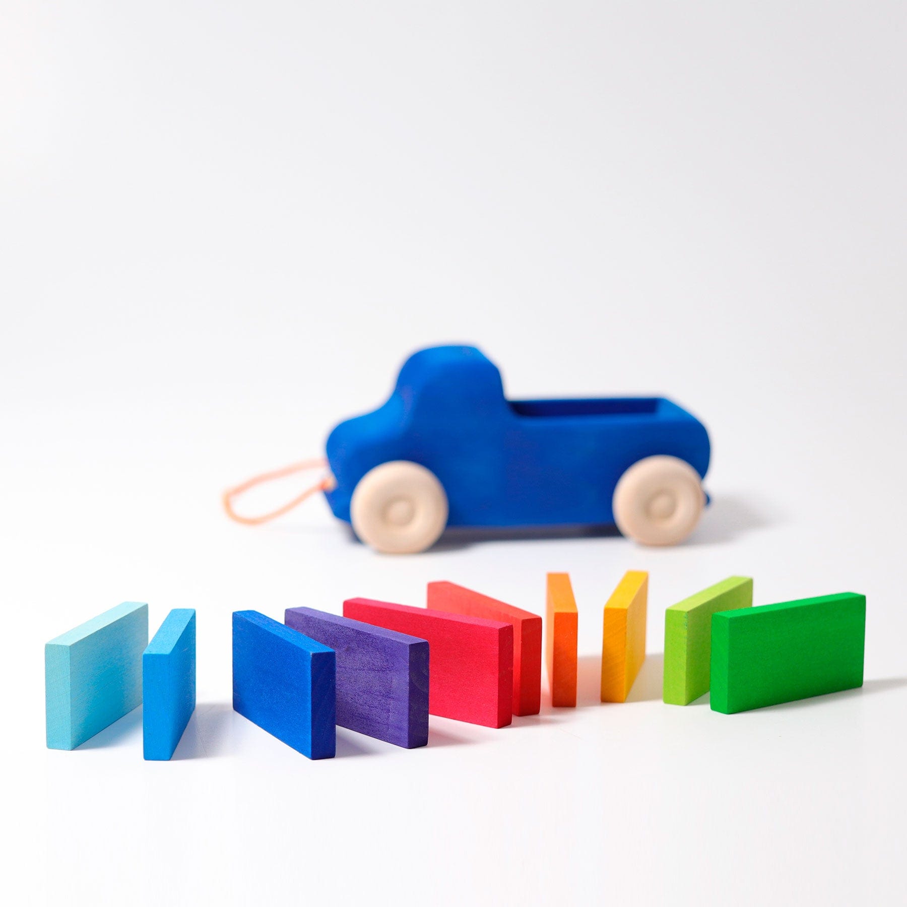 Grimm’s Pullalong Truck Blue