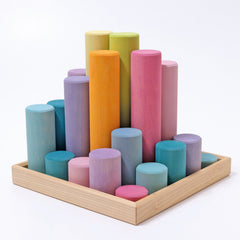 Grimm’s Rollers Large Building Set Pastel