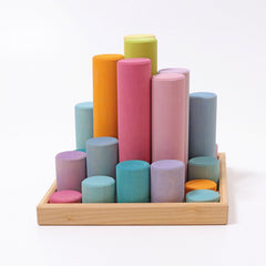 Grimm’s Rollers Large Building Set Pastel