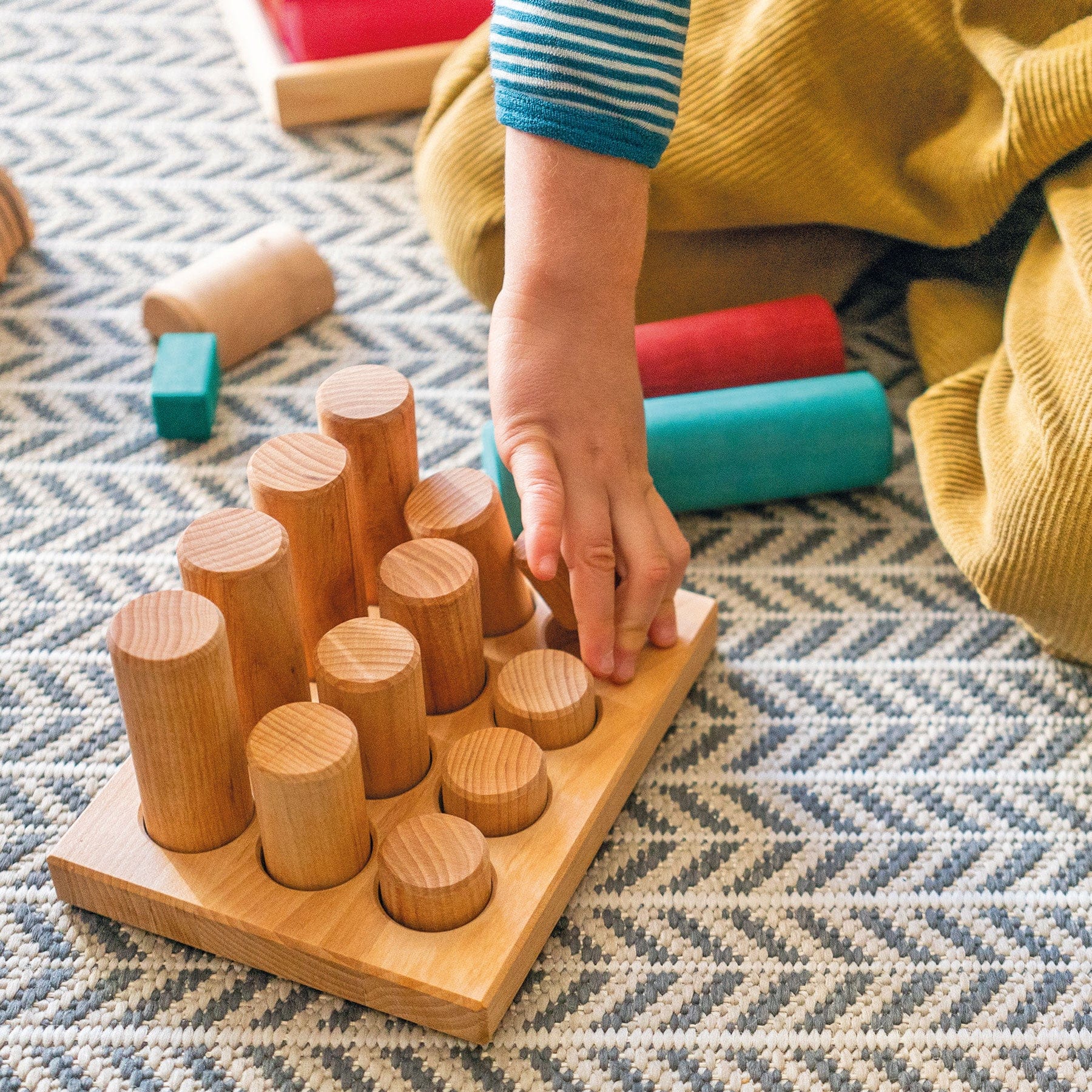 Grimm’s Rollers Small Sorting Game Natural