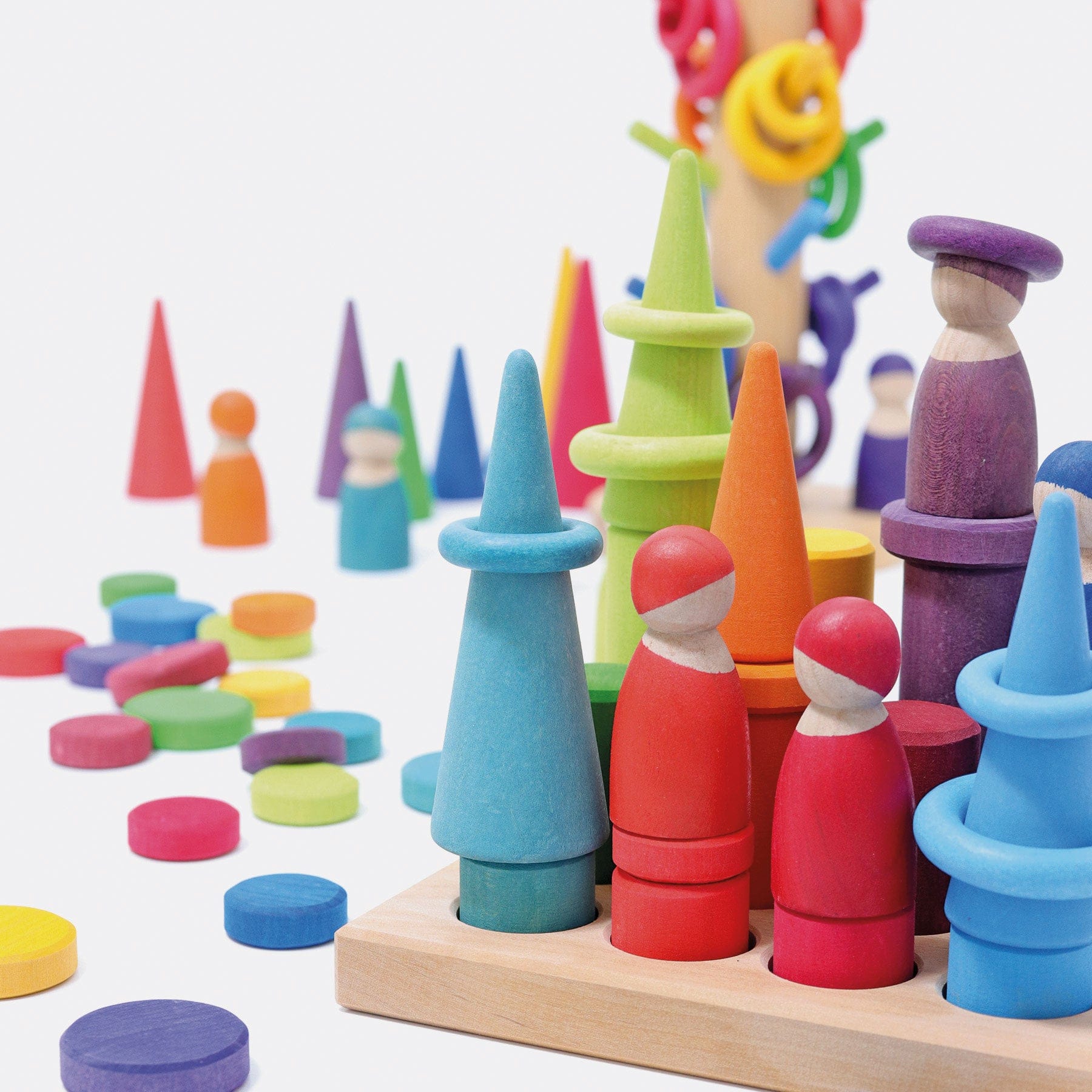 Grimm’s Rollers Small Sorting Game Rainbow