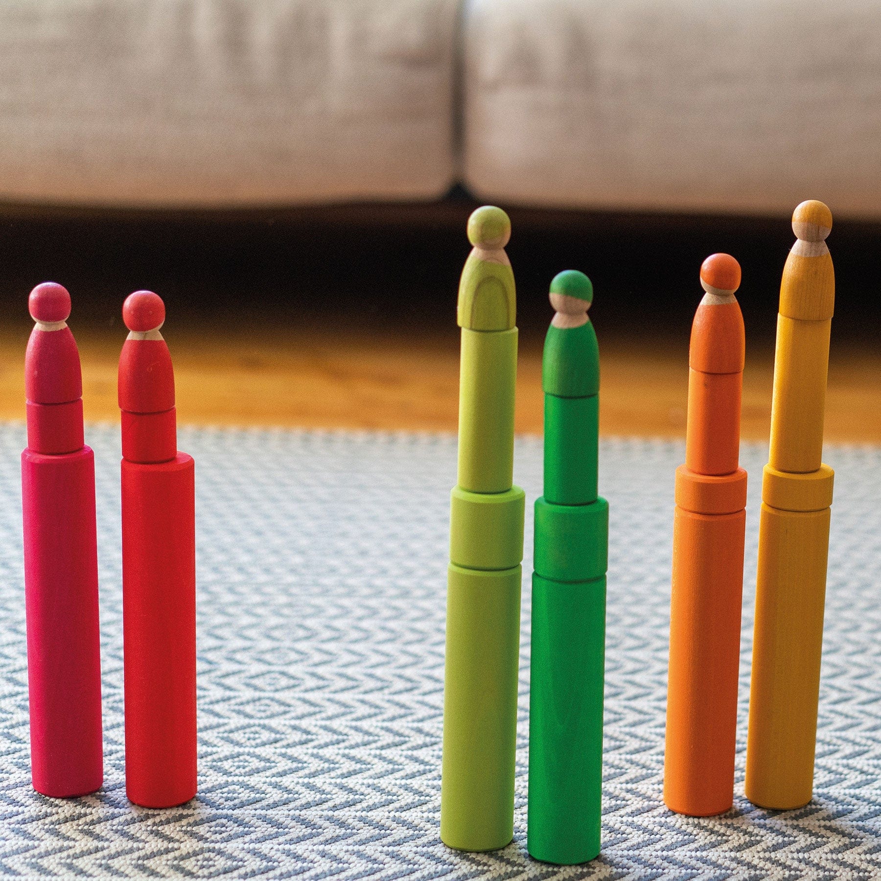 Grimm’s Rollers Small Sorting Game Rainbow