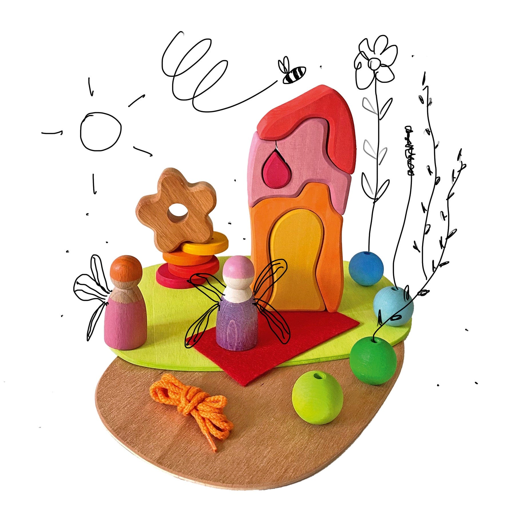 Grimm’s Small World Play Down by the Meadow