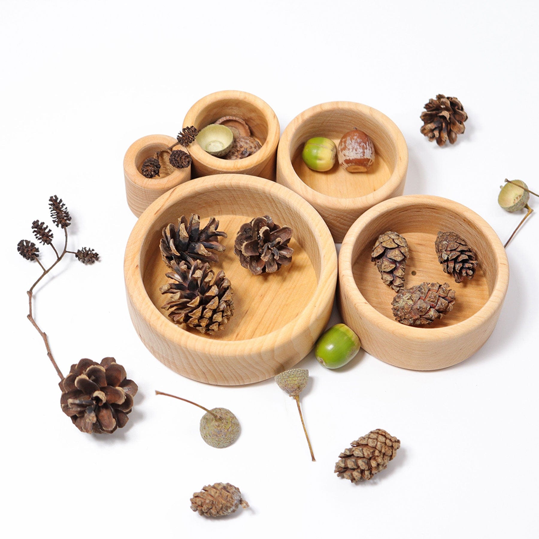 Grimm’s Stacking Bowls Natural