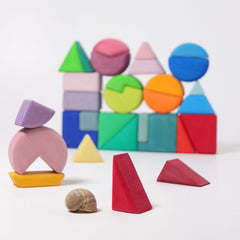 Grimm's Triangle Square & Circle Geometric Shape Blocks