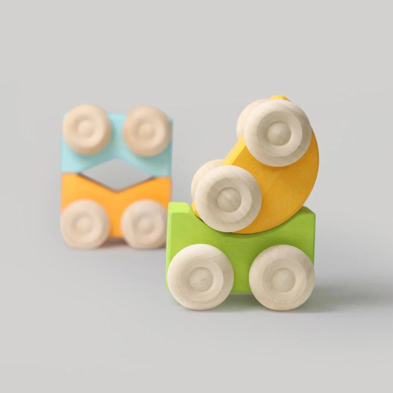 Grimm's Stacking Cars - Yellow