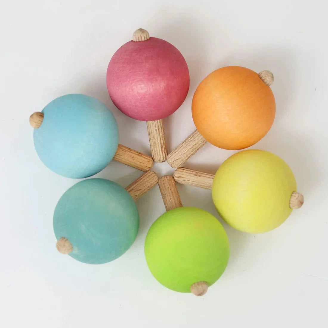 Grimms Set of 6 Pastel Spinning Tops