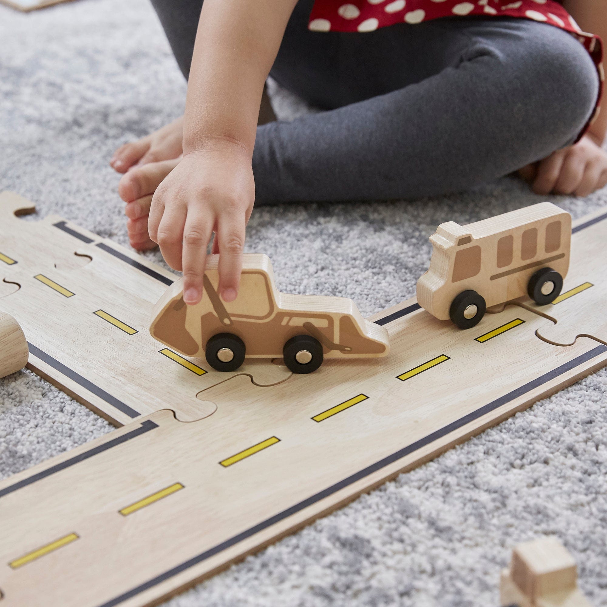 Guidecraft Double-sided Roadway System - 42 pc. set